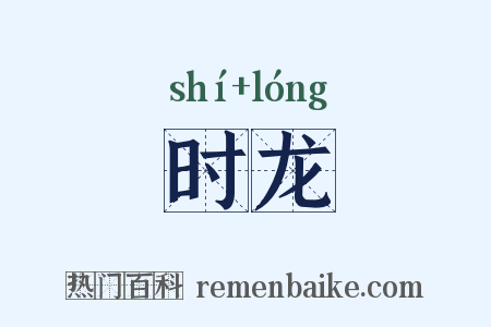时龙是什么意思的图片